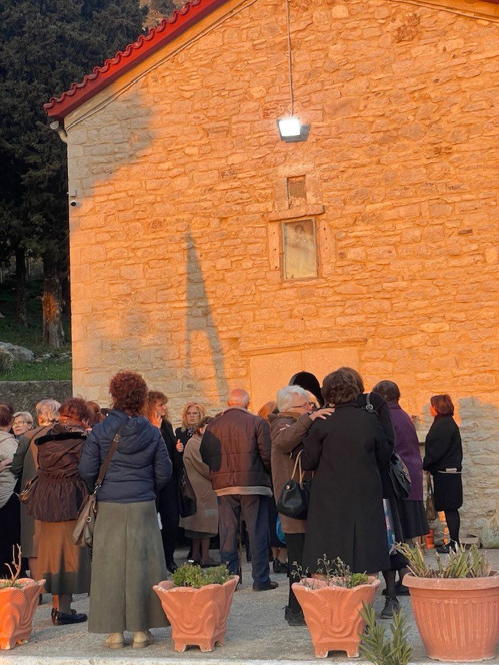 Οι Δ’ Χαιρετισμοί στην Ιερά Μονή Νοτενών Αχαΐας ΦΩΤΟ